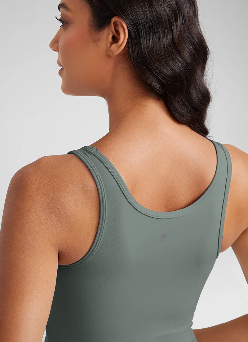 Butterluxe Double Lined Scoop Neck Tank Top