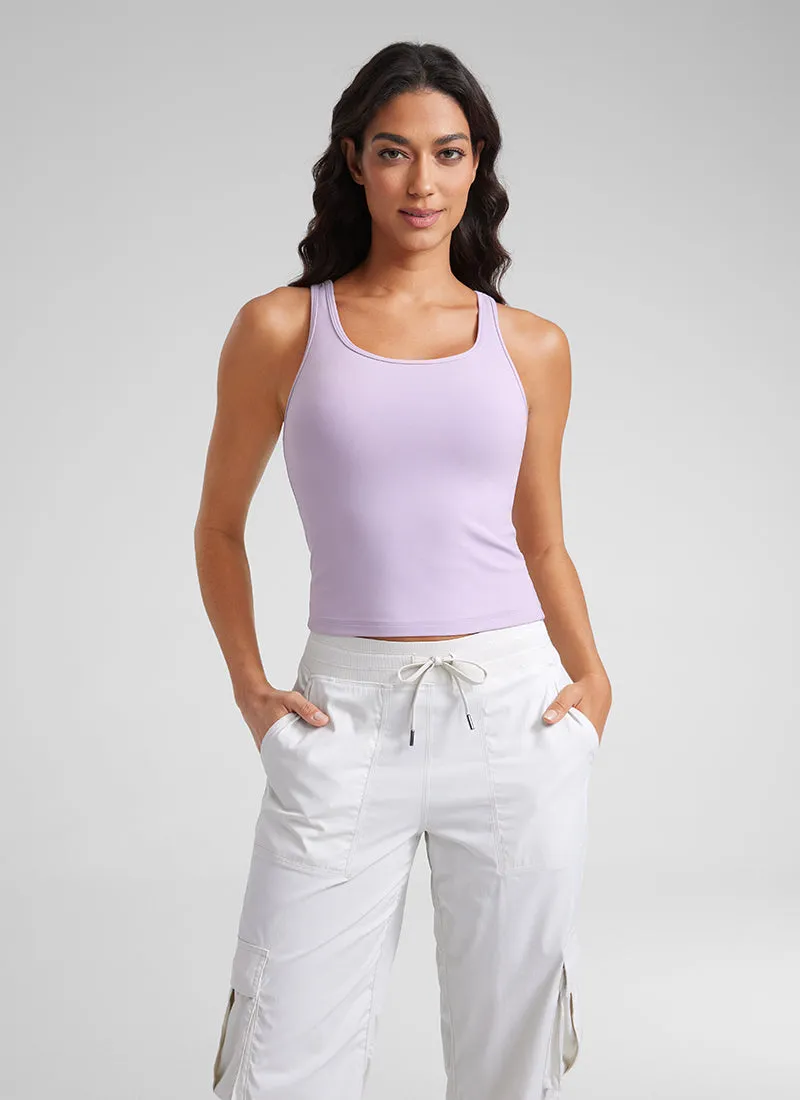Butterluxe Double Lined Scoop Neck Tank Top