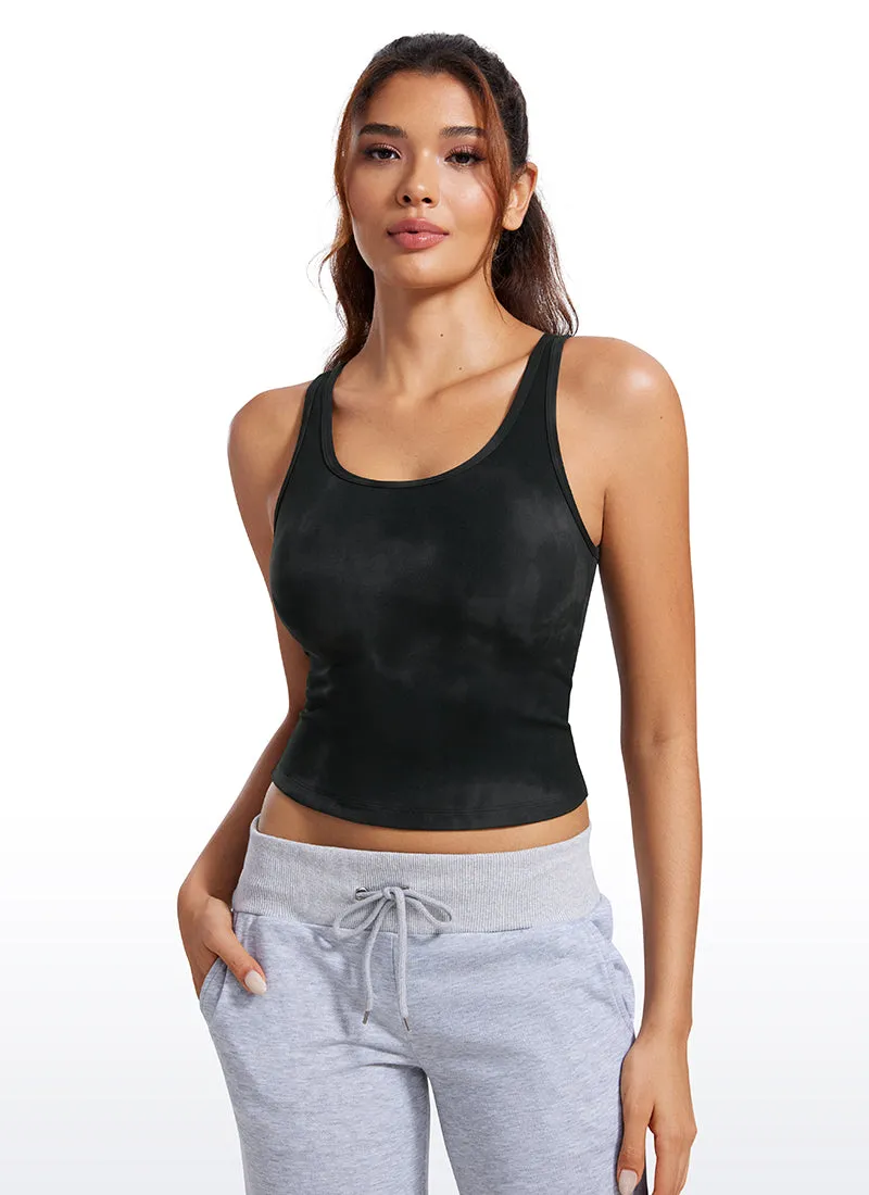 Butterluxe Double Lined Scoop Neck Tank Top