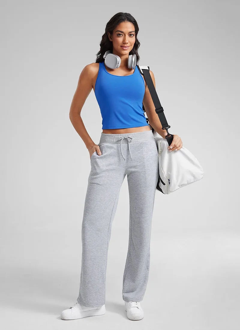 Butterluxe Double Lined Scoop Neck Tank Top