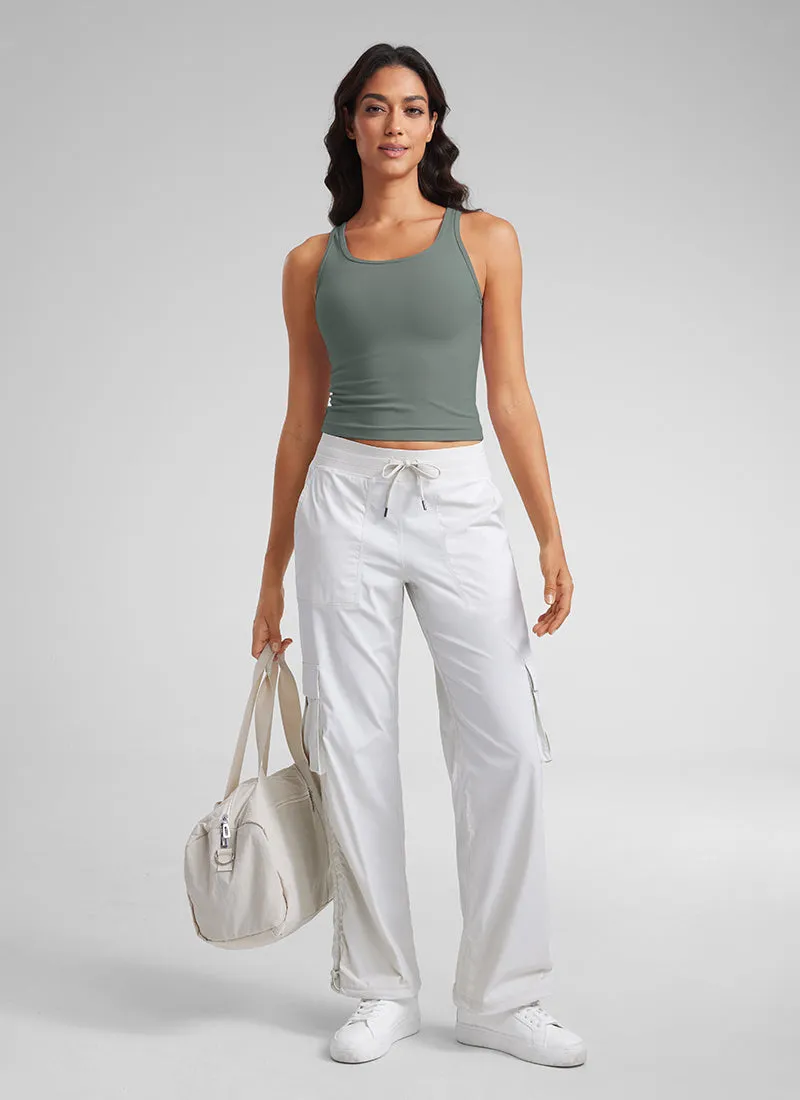 Butterluxe Double Lined Scoop Neck Tank Top
