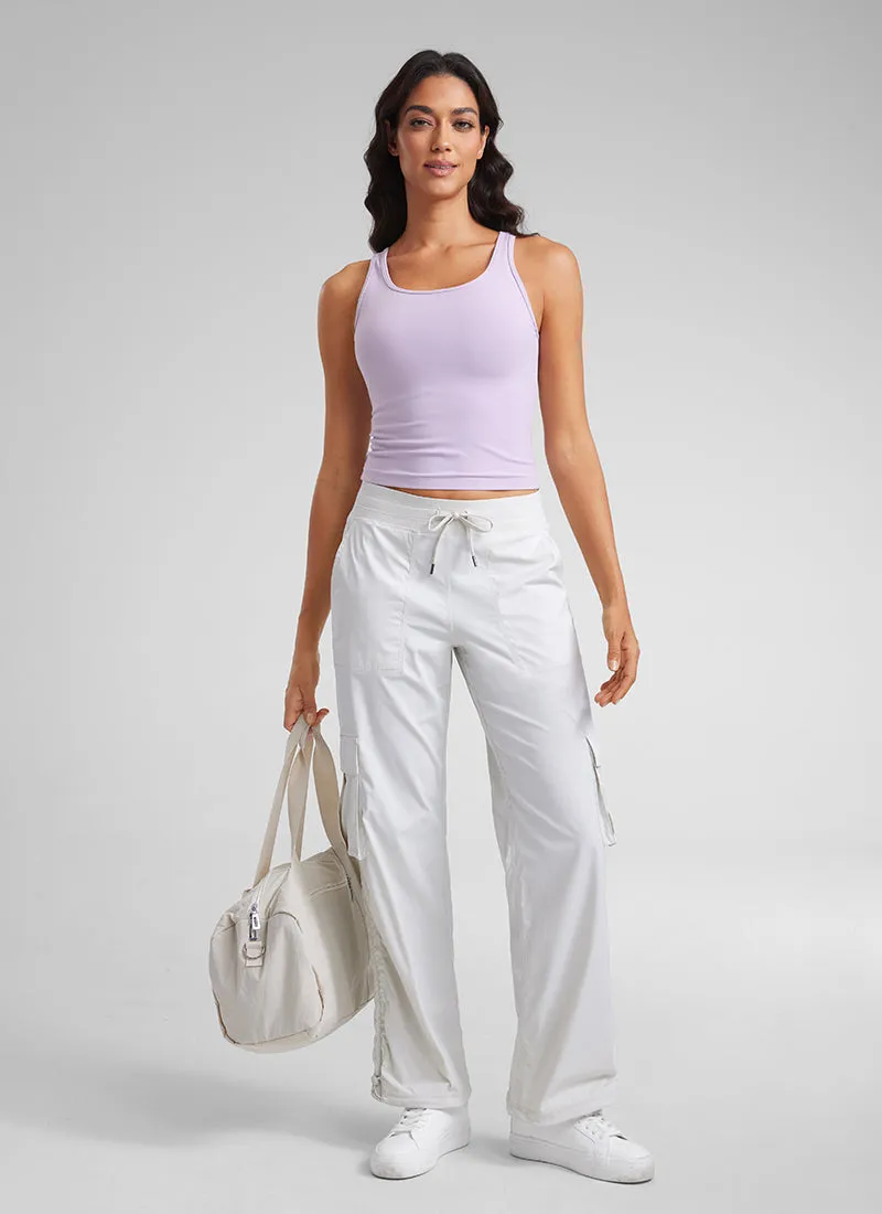 Butterluxe Double Lined Scoop Neck Tank Top