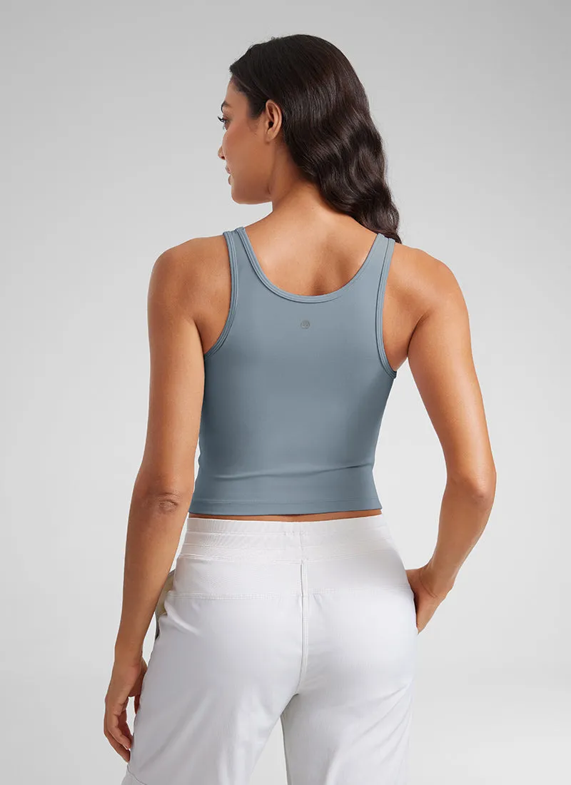 Butterluxe Double Lined Scoop Neck Tank Top