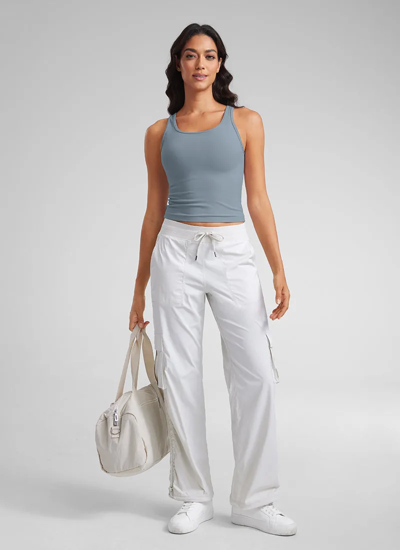 Butterluxe Double Lined Scoop Neck Tank Top