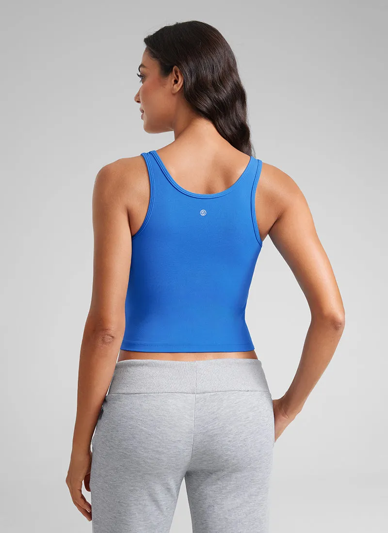 Butterluxe Double Lined Scoop Neck Tank Top