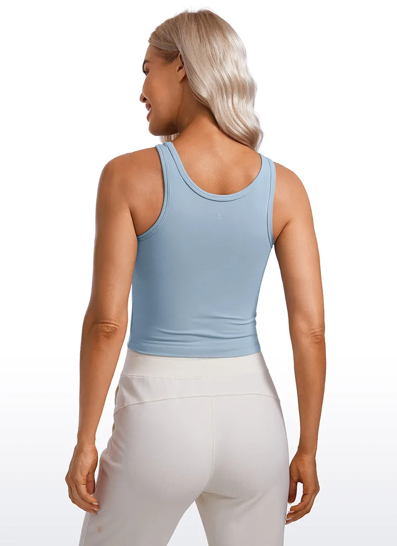 Butterluxe Double Lined Scoop Neck Tank Top