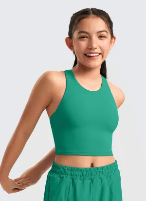 Butterluxe Girls Double Lined Racerback Tank Tops