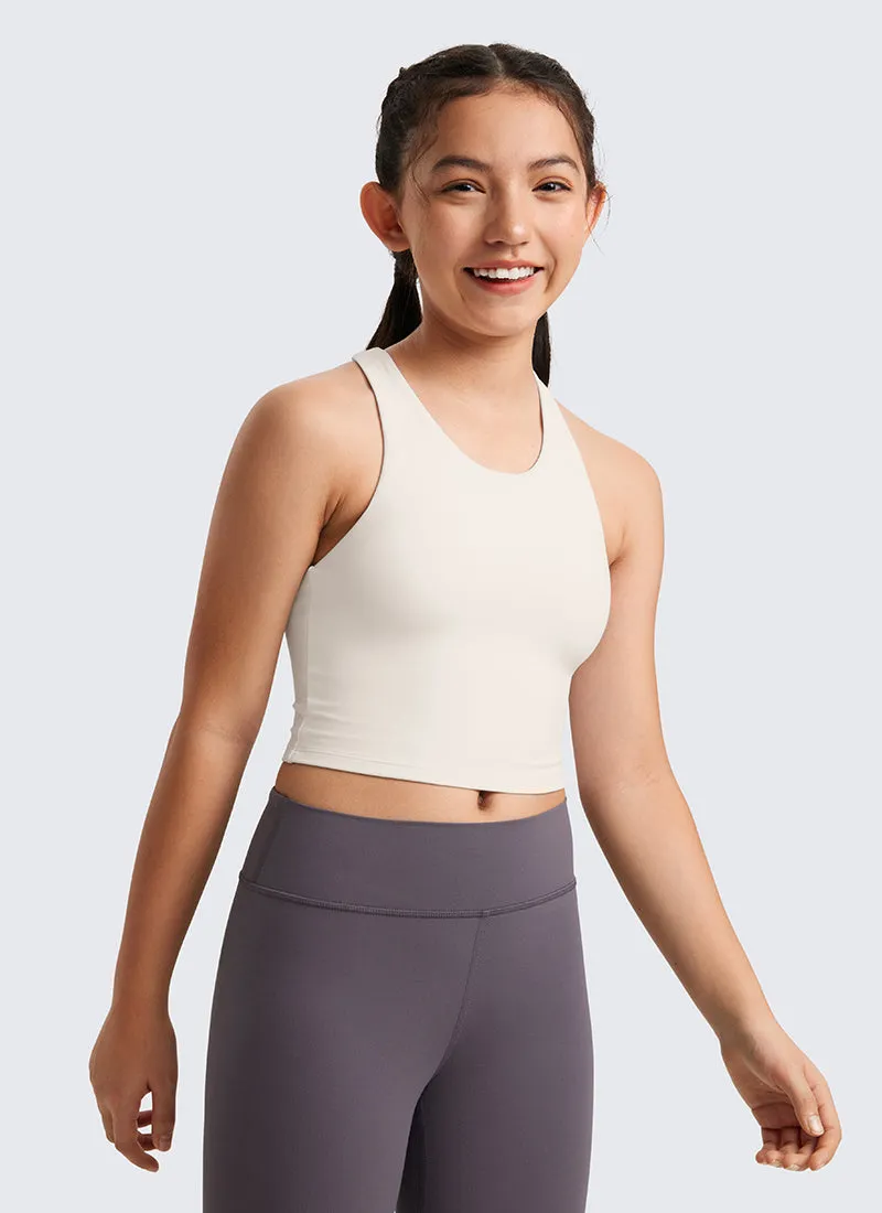 Butterluxe Girls Double Lined Racerback Tank Tops