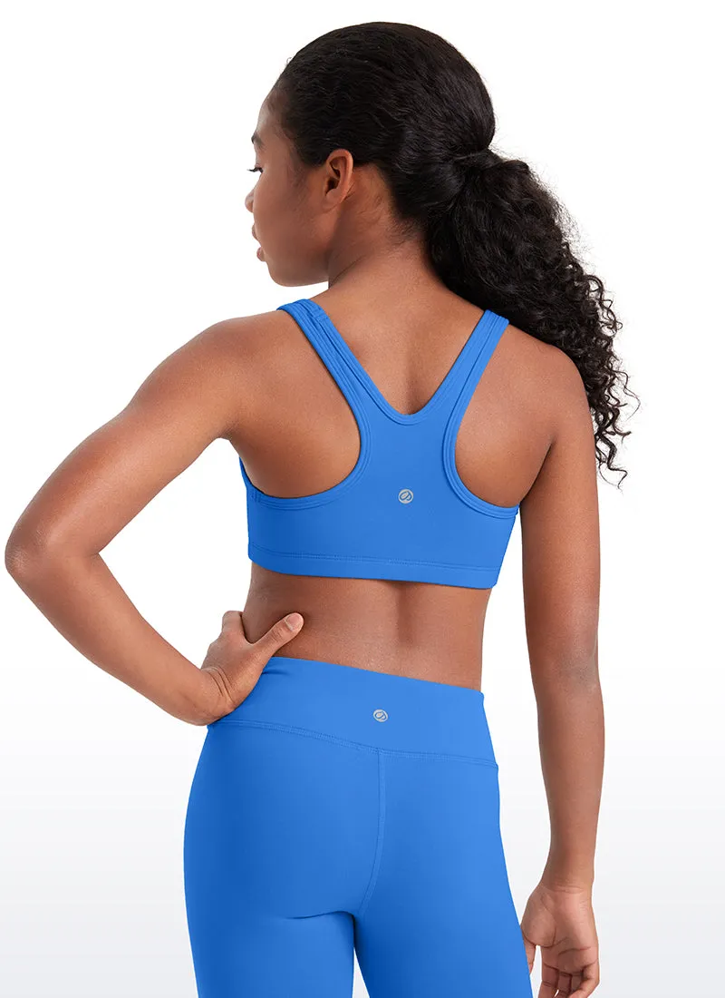Butterluxe Girls Scoop Neck Racerback Yoga Bra