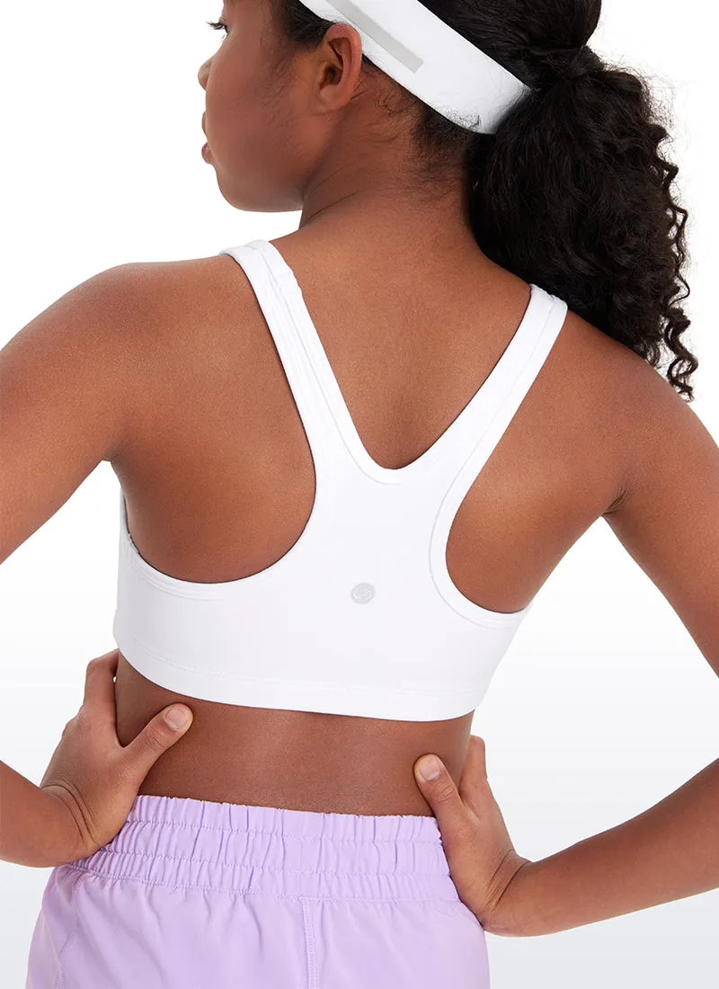 Butterluxe Girls Scoop Neck Racerback Yoga Bra