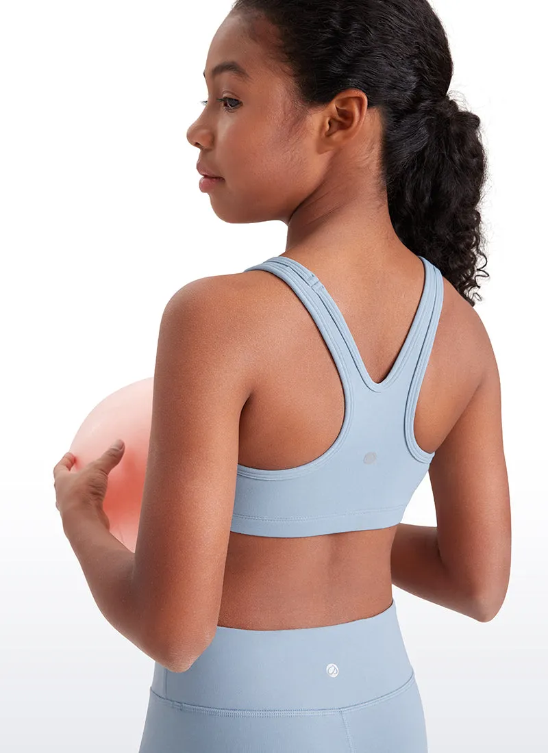 Butterluxe Girls Scoop Neck Racerback Yoga Bra