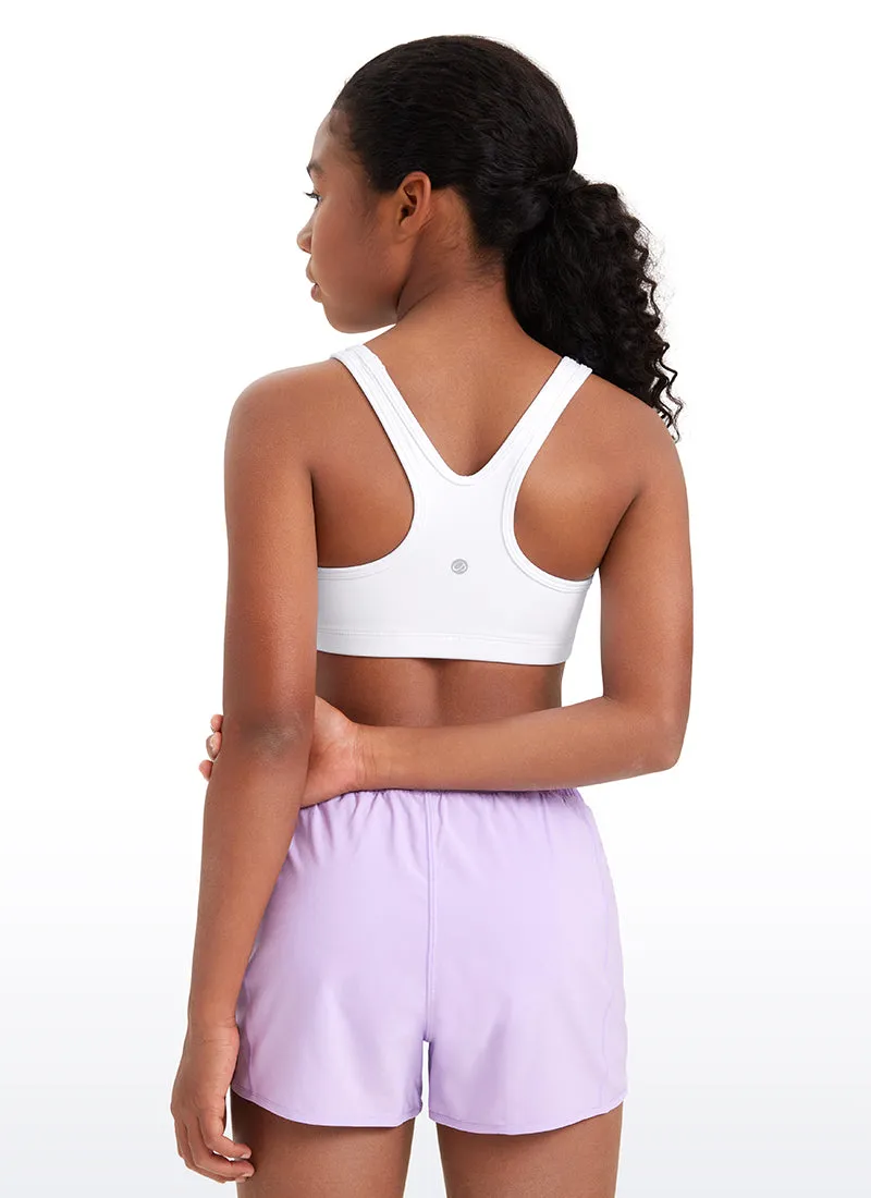 Butterluxe Girls Scoop Neck Racerback Yoga Bra