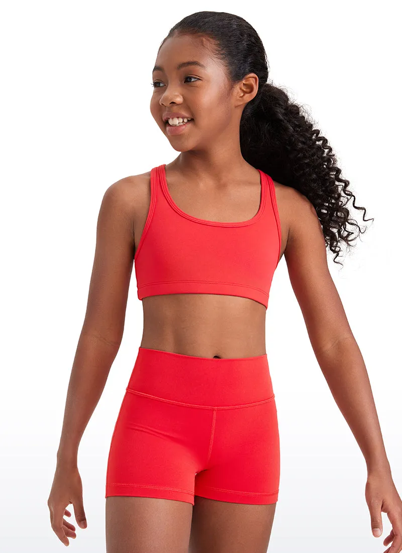 Butterluxe Girls Scoop Neck Racerback Yoga Bra