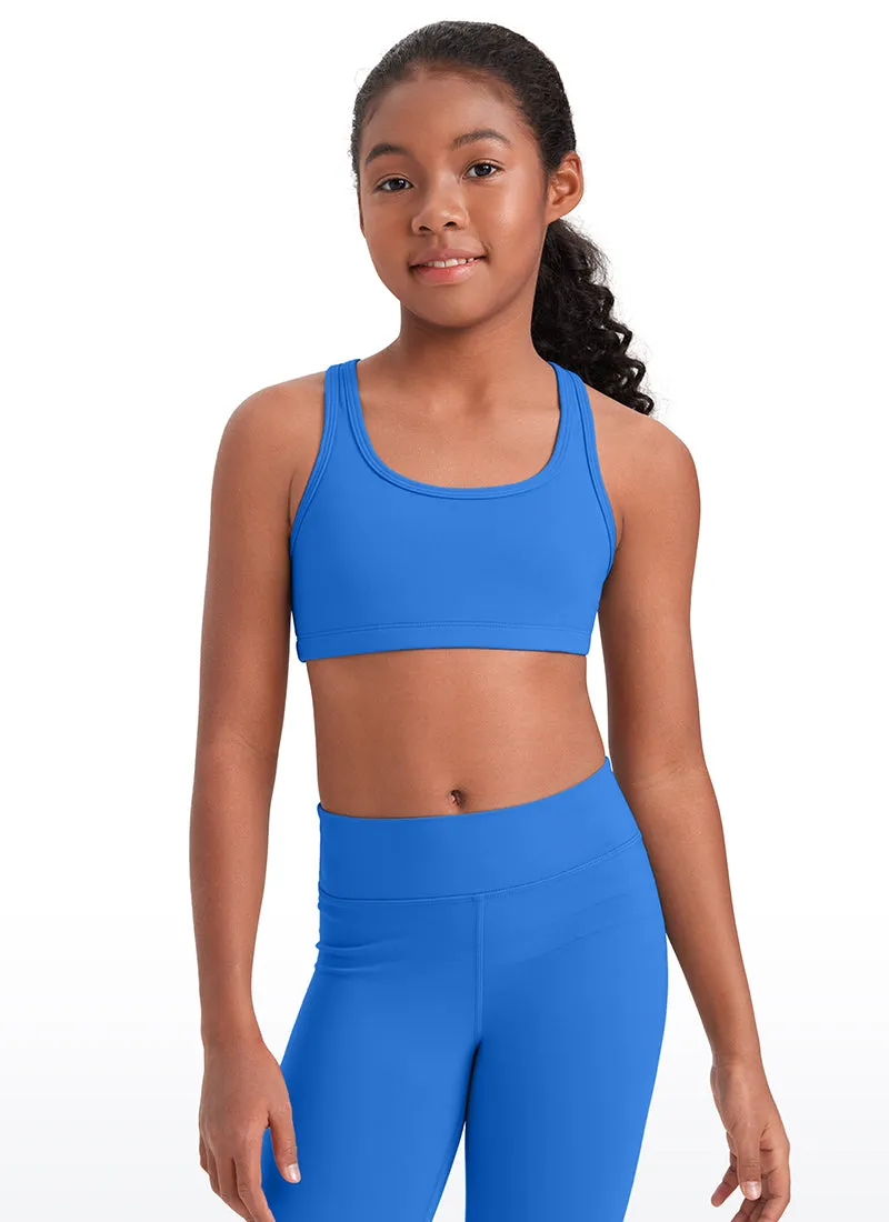 Butterluxe Girls Scoop Neck Racerback Yoga Bra