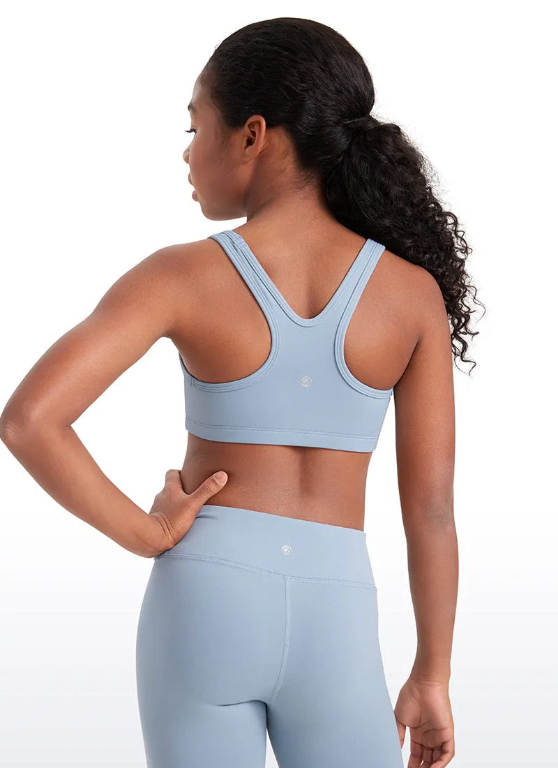 Butterluxe Girls Scoop Neck Racerback Yoga Bra