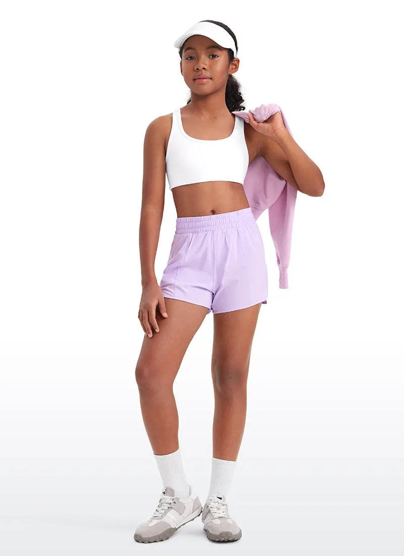Butterluxe Girls Scoop Neck Racerback Yoga Bra