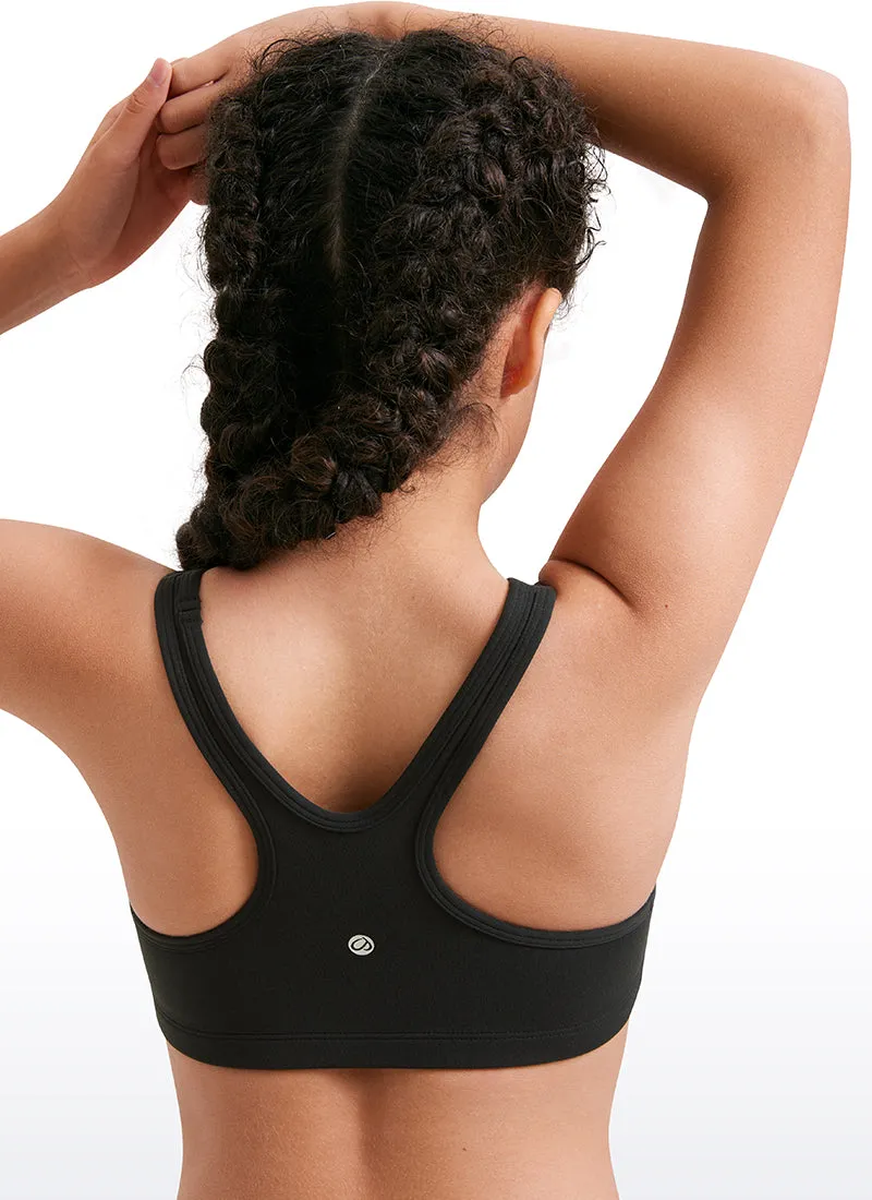 Butterluxe Girls Scoop Neck Racerback Yoga Bra
