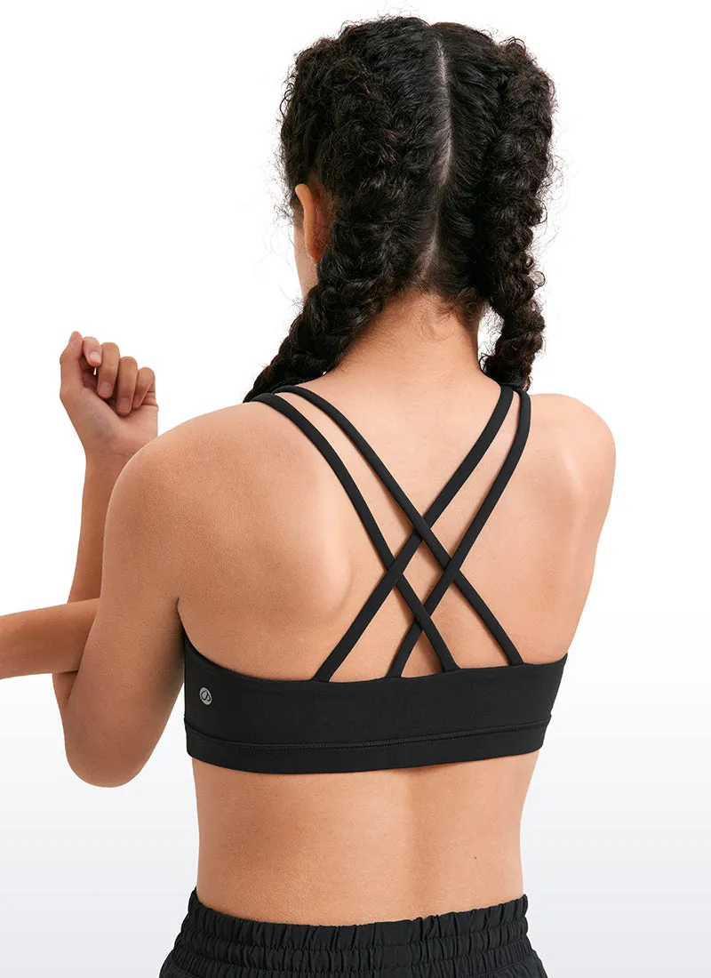 Butterluxe Girls Softness Mold Bras Criss Cross