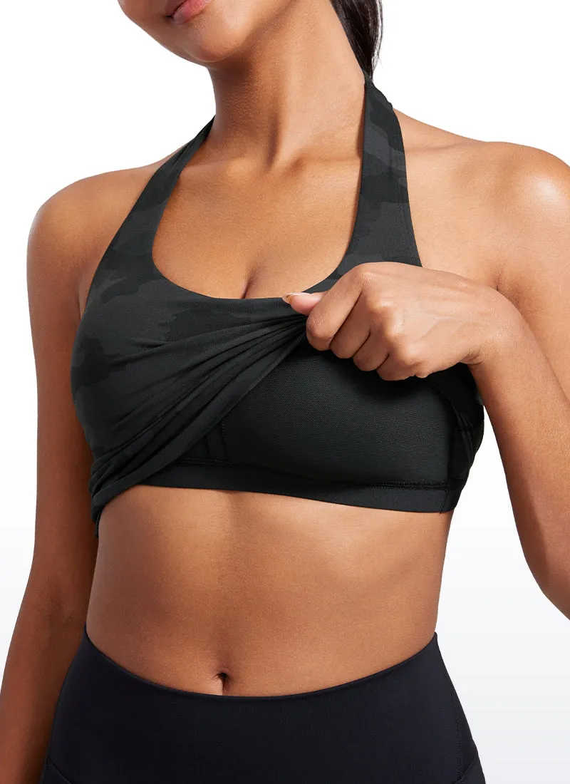 Butterluxe Halter Built-in Bra Tanks