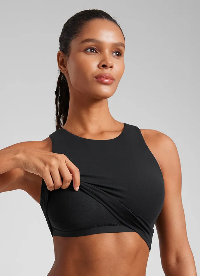 Butterluxe High Neck Racerback Tank