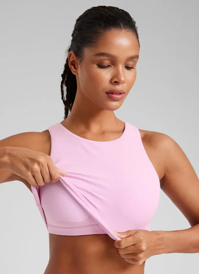 Butterluxe High Neck Racerback Tank