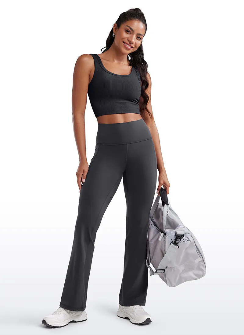 Butterluxe High Waist Flare Side Pocket Leggings 31.5"