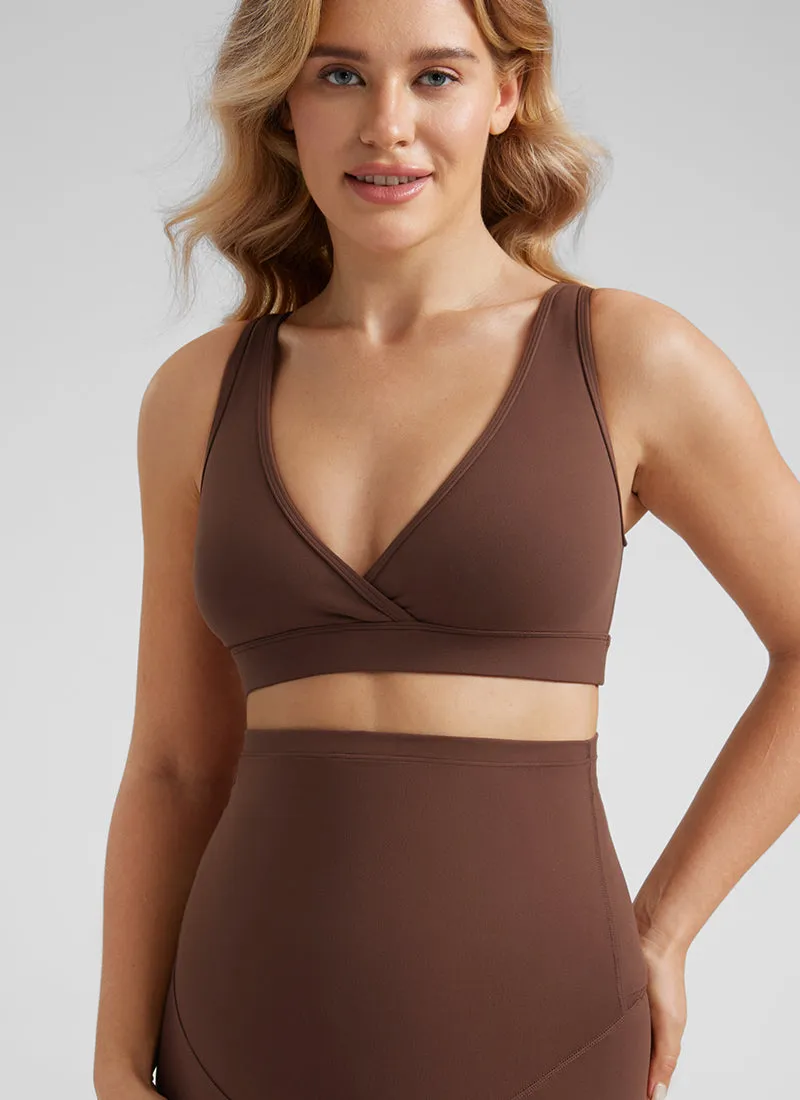 Butterluxe Maternity Nursing Crossover Wireless Bras