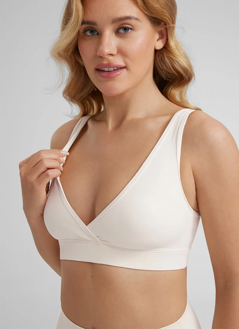 Butterluxe Maternity Nursing Crossover Wireless Bras