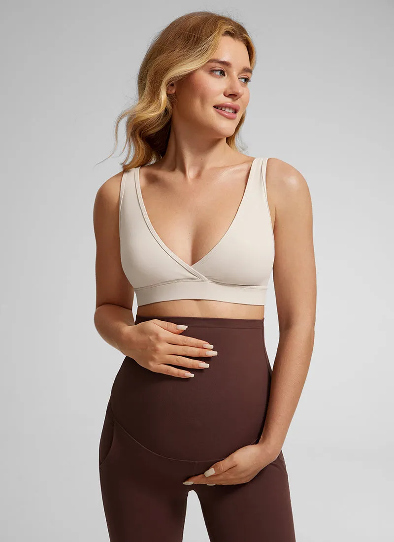 Butterluxe Maternity Nursing Crossover Wireless Bras