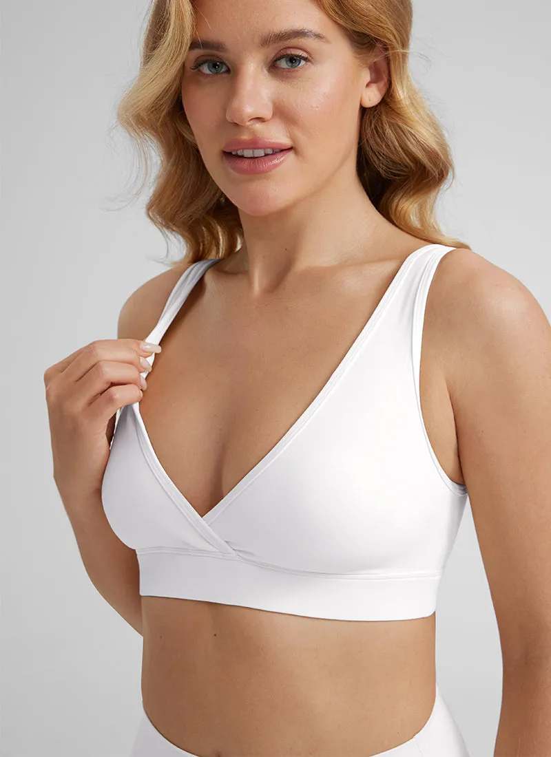 Butterluxe Maternity Nursing Crossover Wireless Bras