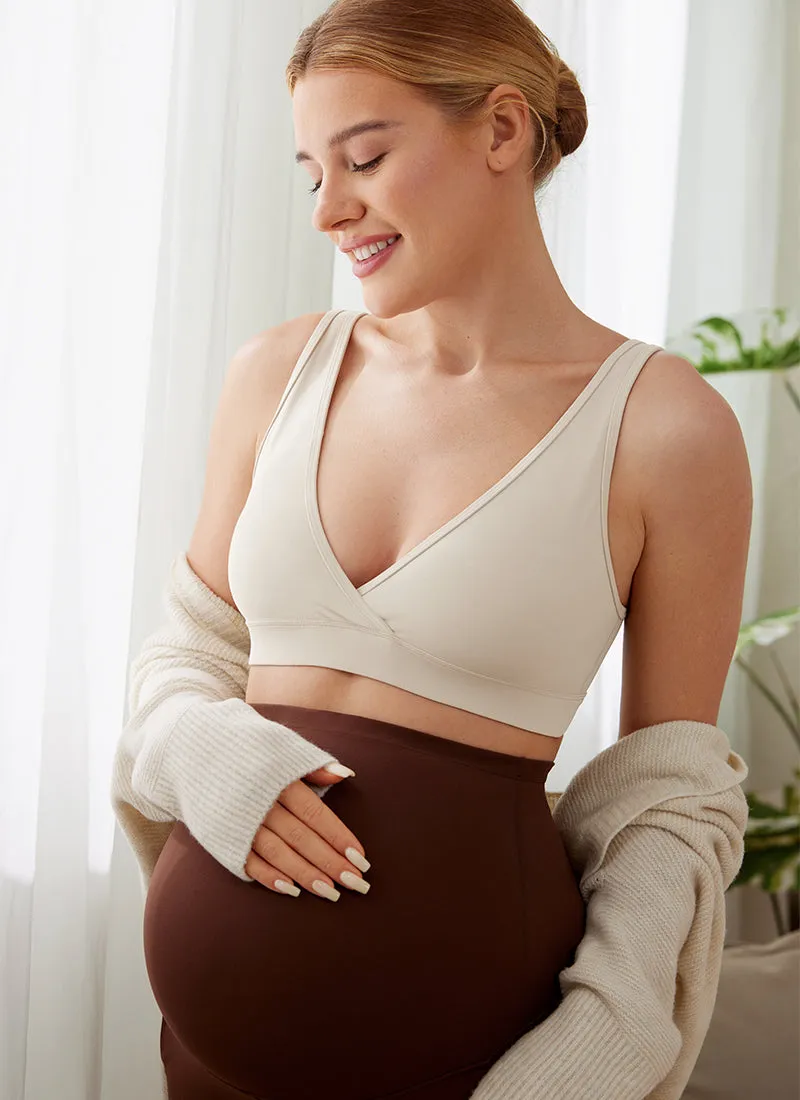 Butterluxe Maternity Nursing Crossover Wireless Bras