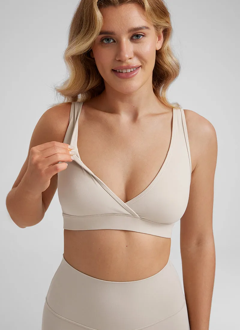 Butterluxe Maternity Nursing Crossover Wireless Bras