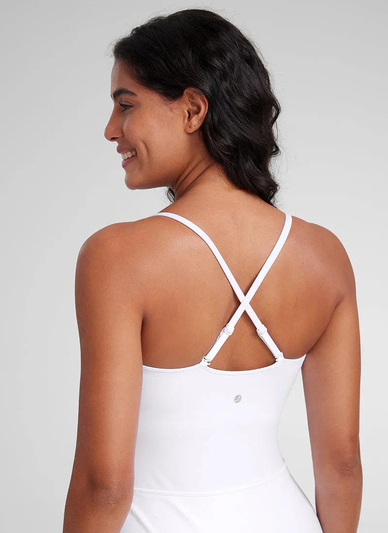 Butterluxe Spaghetti Strap Athletic Casual Short Dresses
