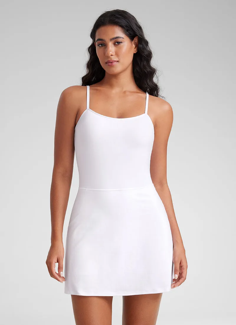 Butterluxe Spaghetti Strap Athletic Casual Short Dresses