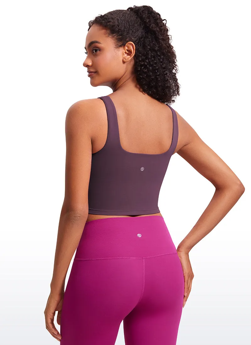 Butterluxe Square Neck Build-in Bra Tanks