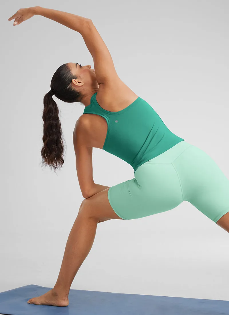 Butterluxe Waist-Length Crewneck Tank Racerback