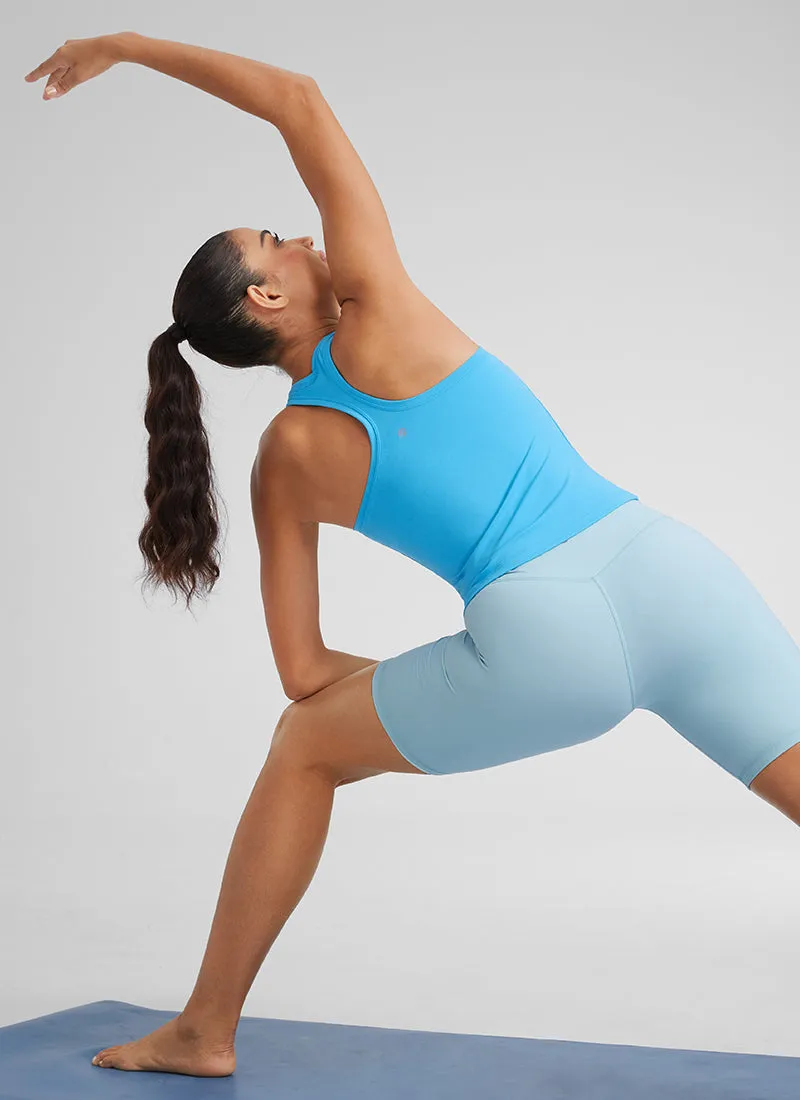 Butterluxe Waist-Length Crewneck Tank Racerback