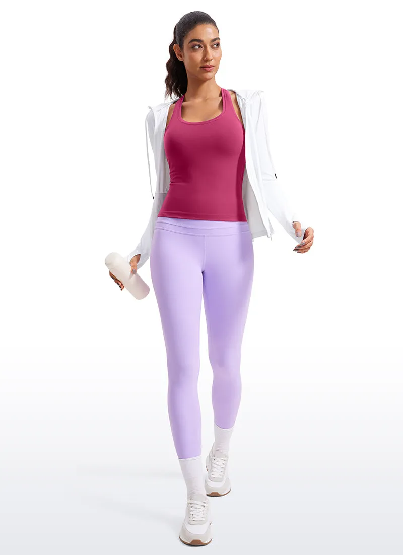 Butterluxe Waist-Length Crewneck Tank Racerback