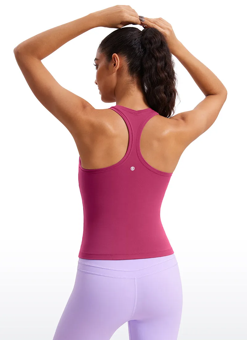 Butterluxe Waist-Length Crewneck Tank Racerback