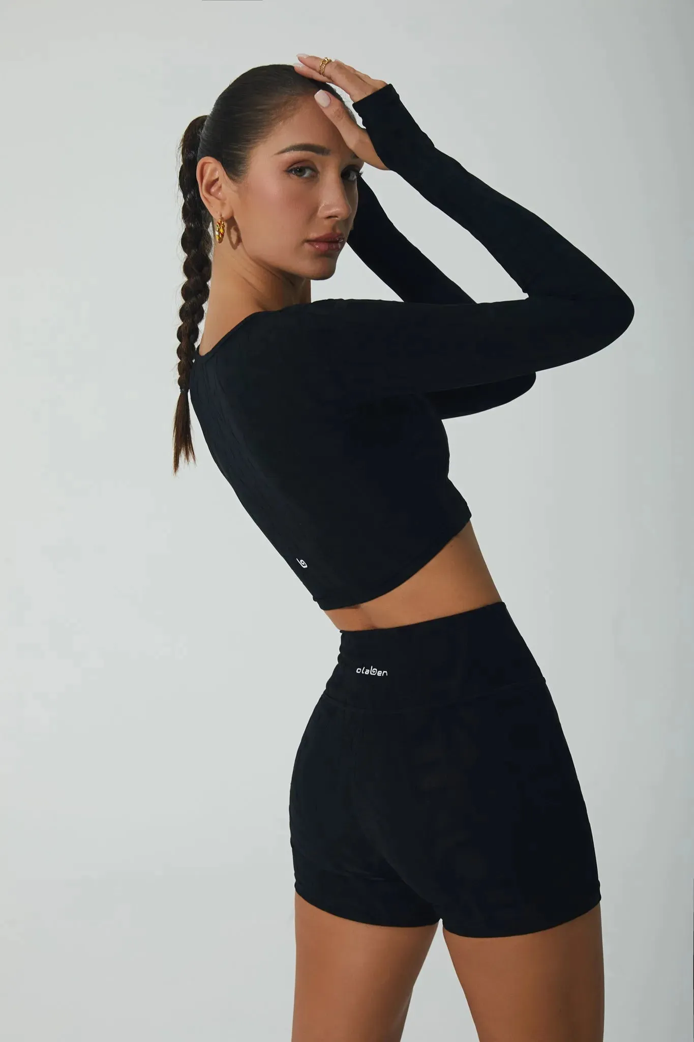 Classic Renée 3D Shorts 5” - Carbon