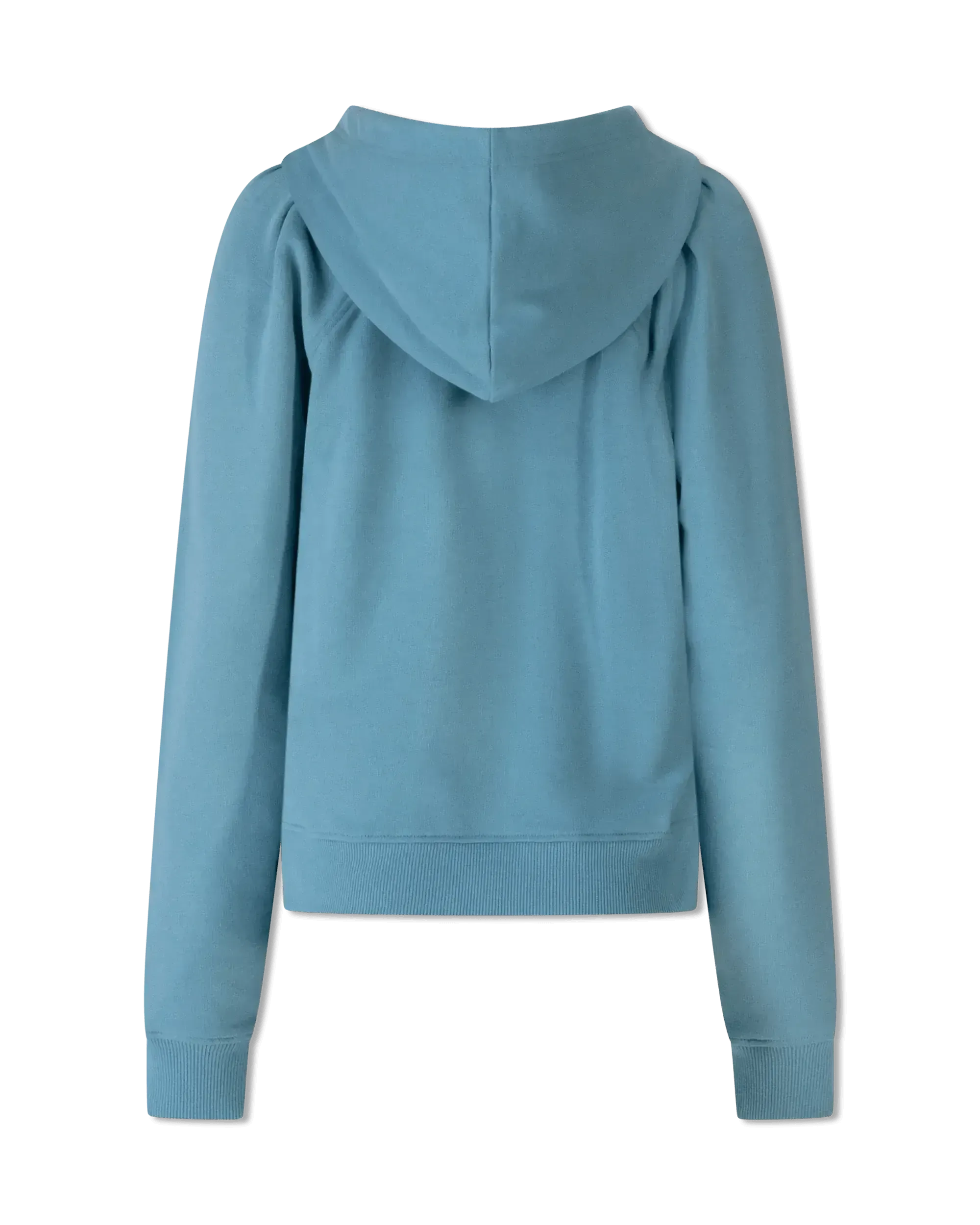Embroidered Logo Crop Top Hoodie