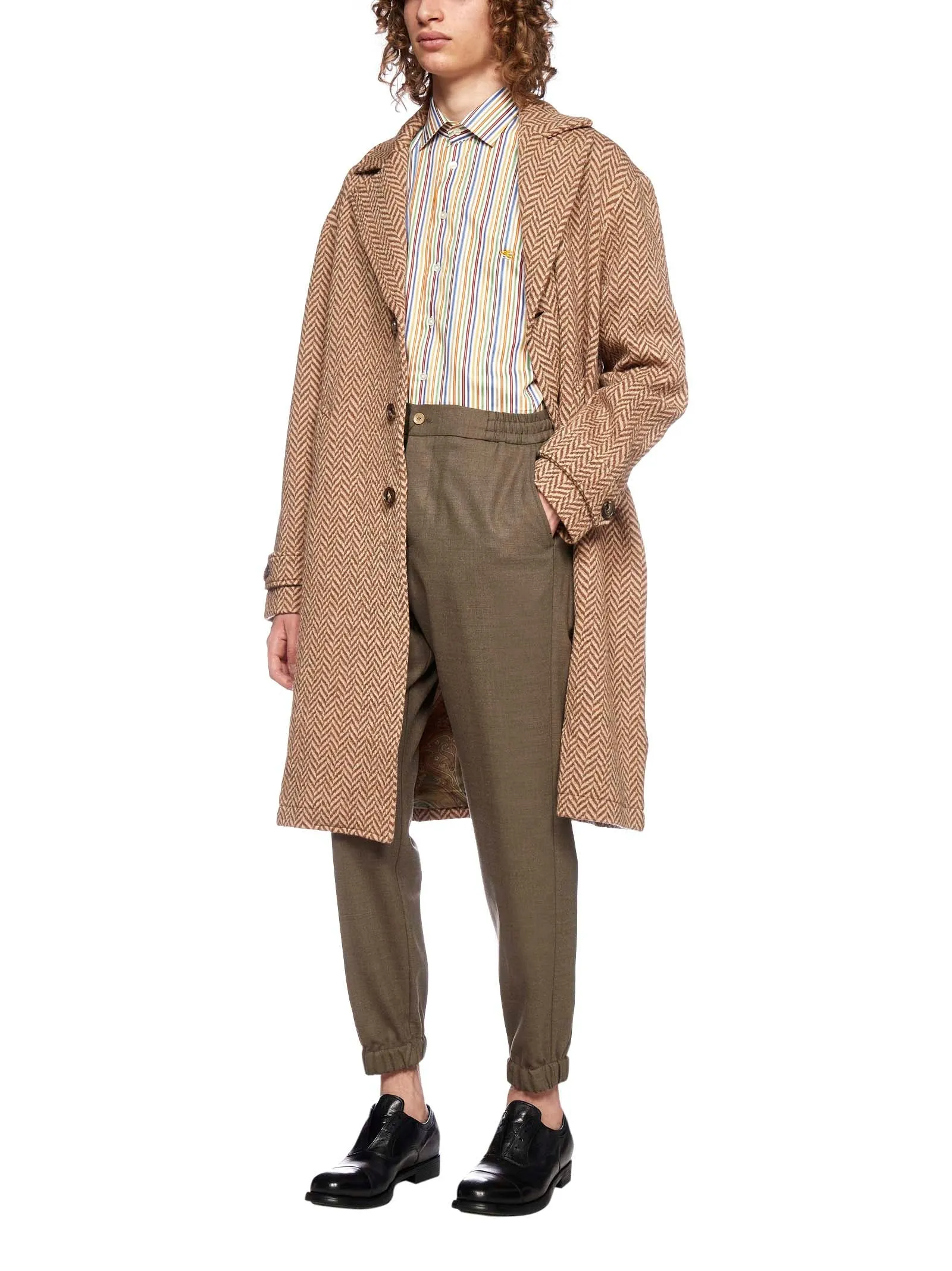 Etro Elasticated Waist Tapered Pants