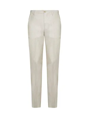 Etro High-Waist Straight-Leg Trousers