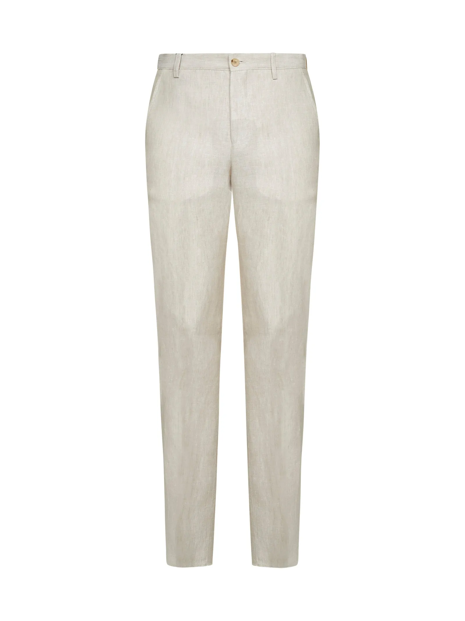 Etro High-Waist Straight-Leg Trousers
