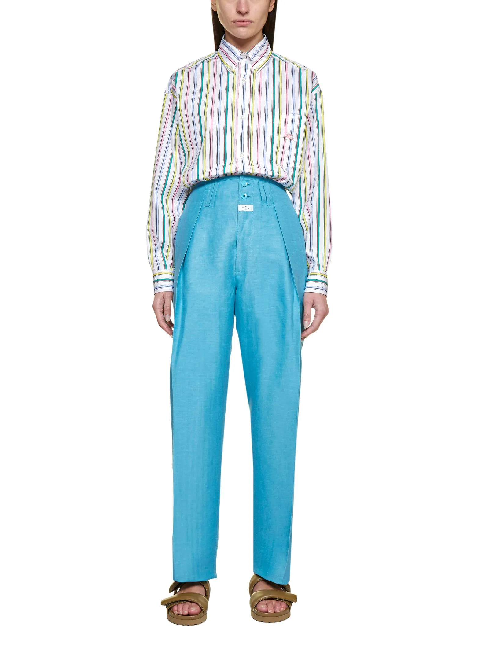 Etro High-Waist Tailored Trousers