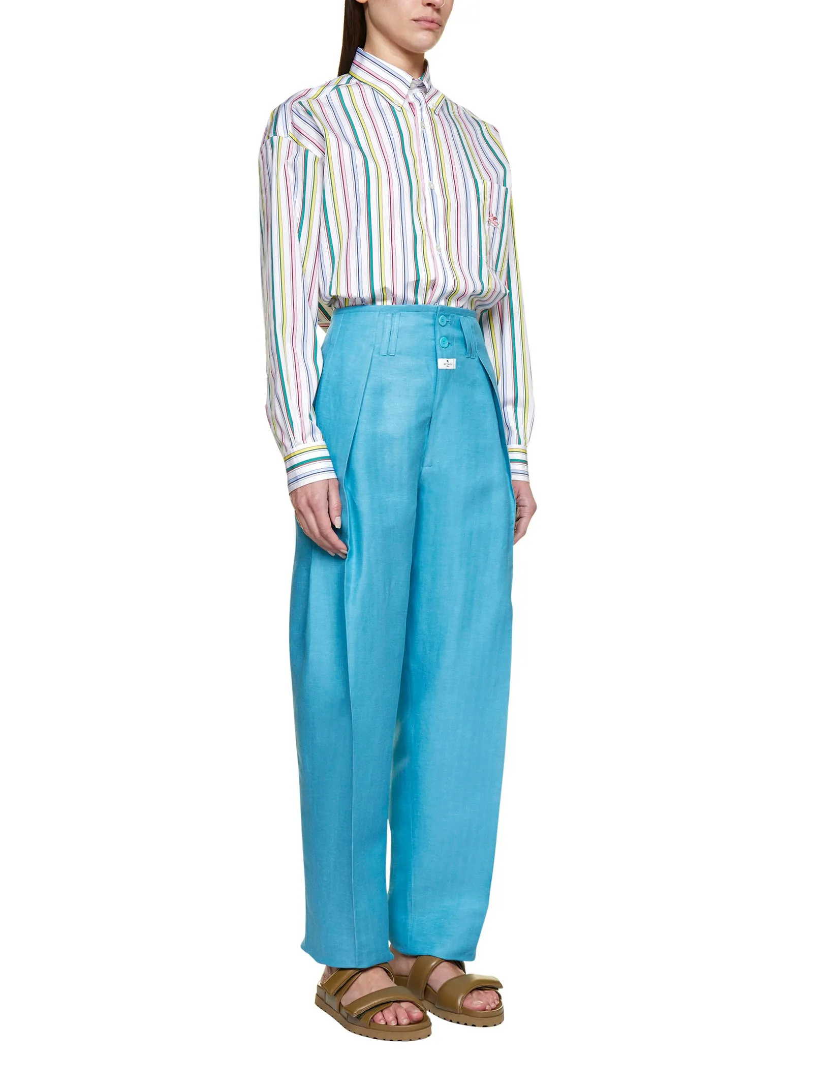 Etro High-Waist Tailored Trousers