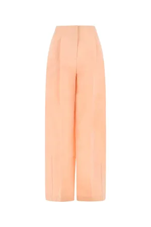 Fendi High-Waist Pleated Trousers