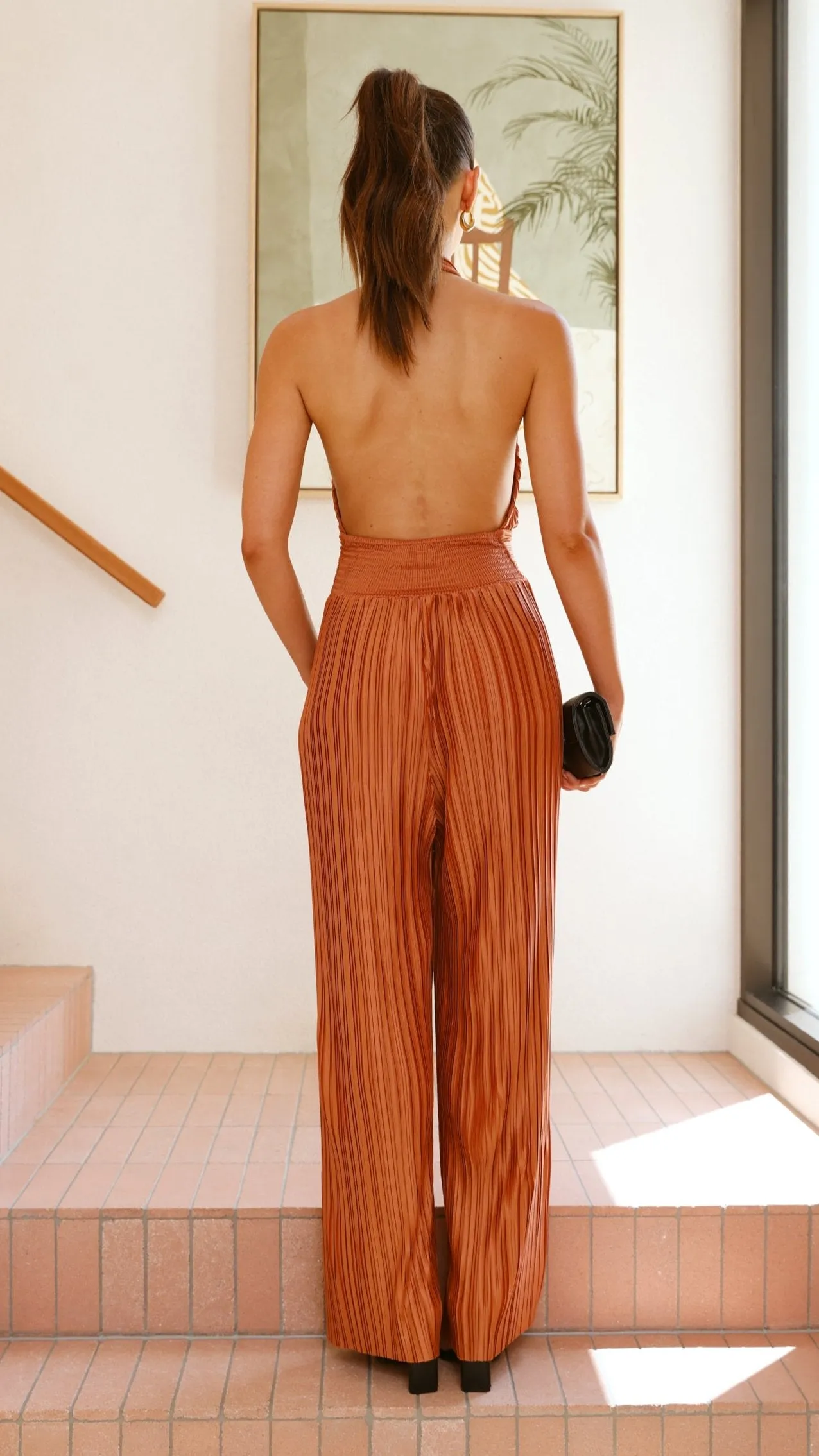 Frances Jumpsuit - Chocolate