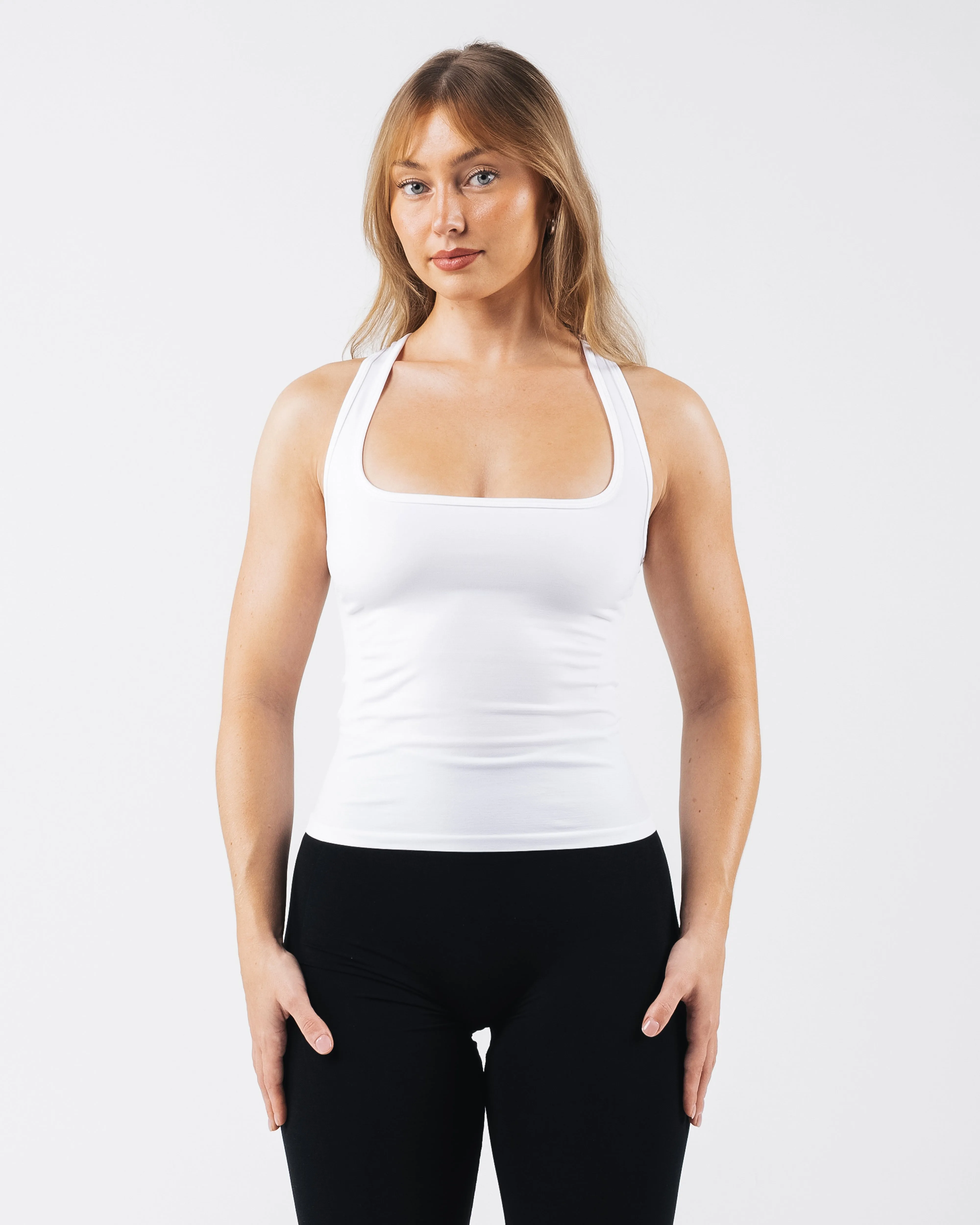 Glass Tank - White