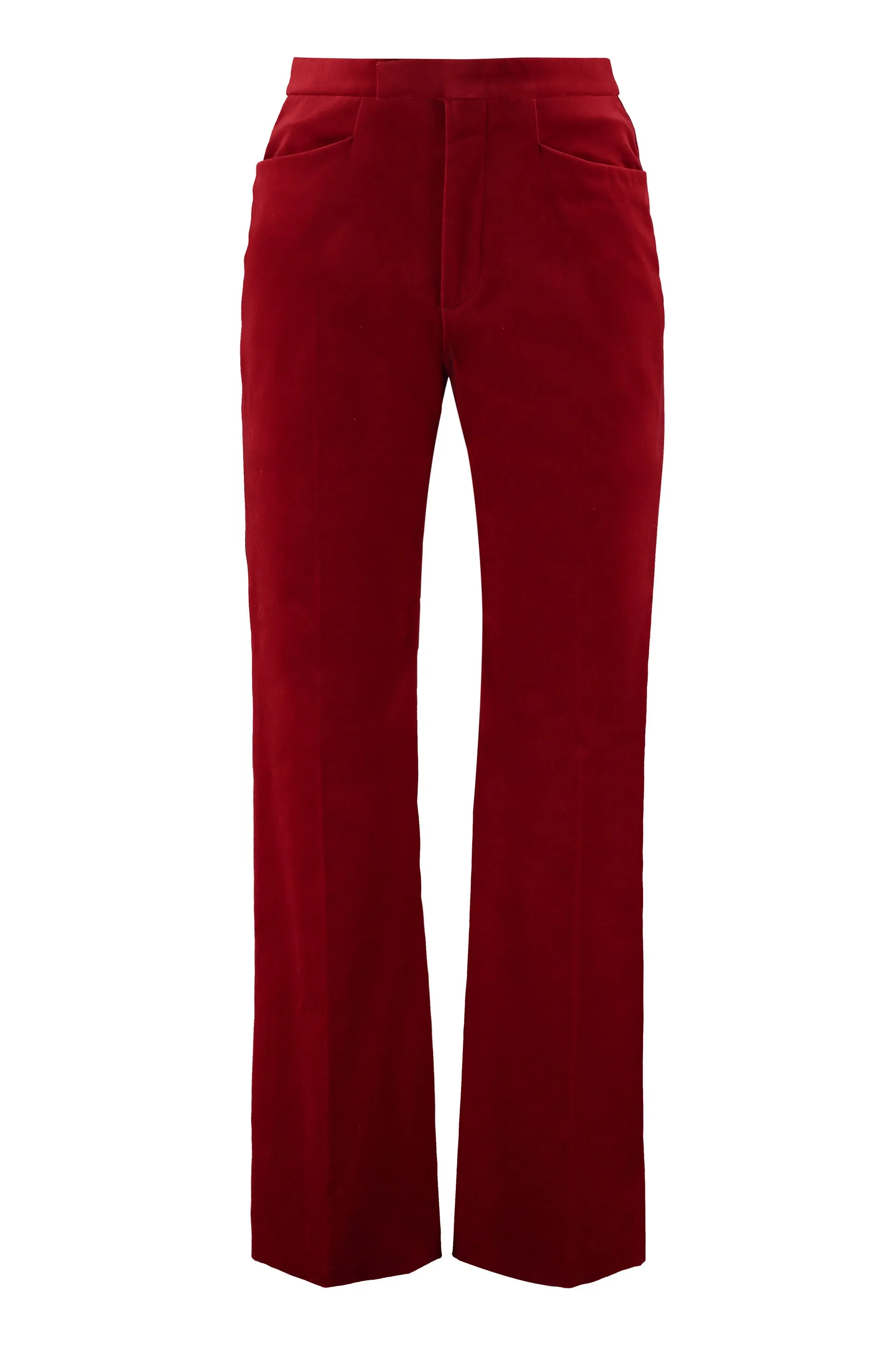 Gucci Elastic Waist Velvet Trousers